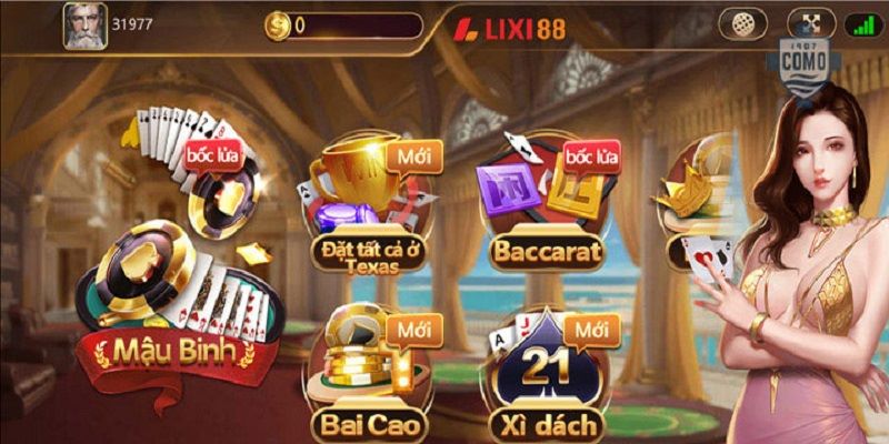 Lixi88 cung cấp nhiều hình thức cá cược lô đề và xổ số